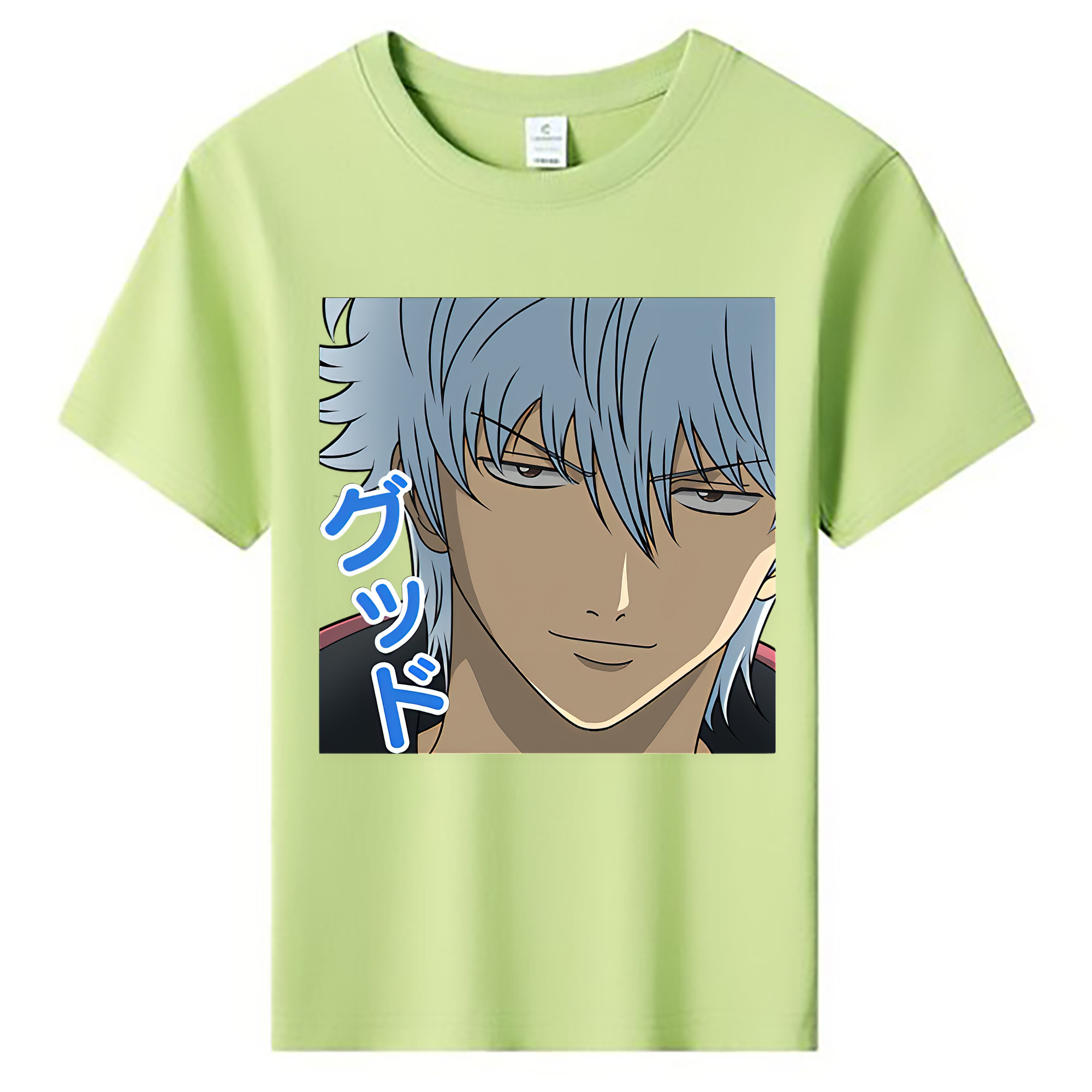（画像用） ぎんたま 坂田銀時（さかたぎんとき） 神楽 志村新八（しむら しんぱち） GINTAMA Sakata Gintoki Kagura Shimura Shinpachi 綿100％キッズTシャツ（フロントプリント）